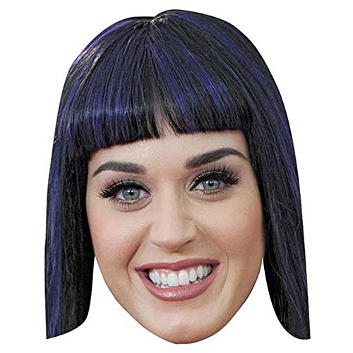 Katy Perry Celebrity Mask, Flat Card Face, Fancy Dress Mask