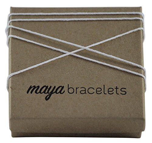 Hand of Hamsa Micro Pave CZ Macrame Braided Bracelet with 4mm Round Copper Beads by MayaBracelets (Silver) - Image 6