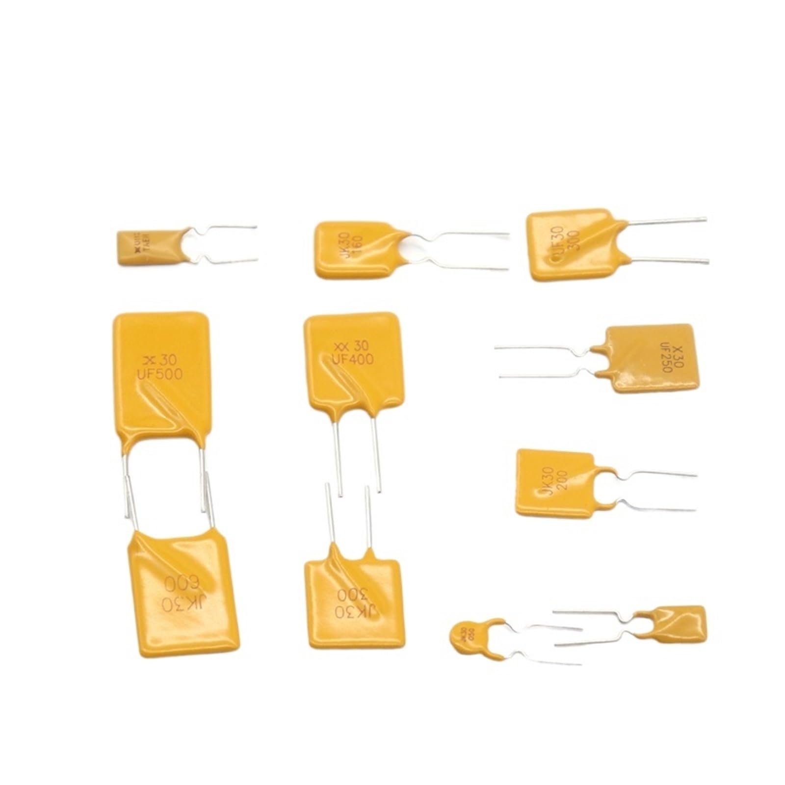 【10PCS】 Jk30 Plug In Self Resettable Fuse Pptc Ruef 30V 0.5A 0.75A 0.9A 1.1A 1.35A 1.5A 1.6A 1.85A 2A 2.5A 3A 4A 5A 6A 7A 8A 9A(6A)