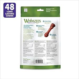 WHIMZEES-by-Wellness-Brushing-Dental-Chews-For-Dogs-Grain-Free-Long-Lasting-Treats-Freshens-Breath-Extra-Small-Breed-48-Count - Cucciolini Doodles   WHIMZEES-by-Wellness-Brushing-Dental-Chews-For-Dogs-Grain-Free-Long-Lasting-Treats-Freshens-Breath-Extra-Small-Breed-48-Count