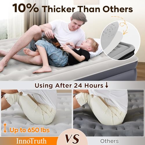 InnoTruth Cal King Air Mattress with Built in Pump, Family Choice...
