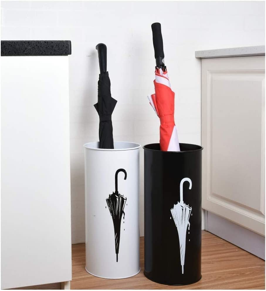 Porte-parapluies intérieur blanc ou noir pour ranger vos cannes sans encombrer - 3