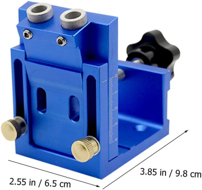 DOITOOL Drill Locator for Woodworking 1 Set Pocket Hole Jig 15-degree for Smooth and Accurate Random