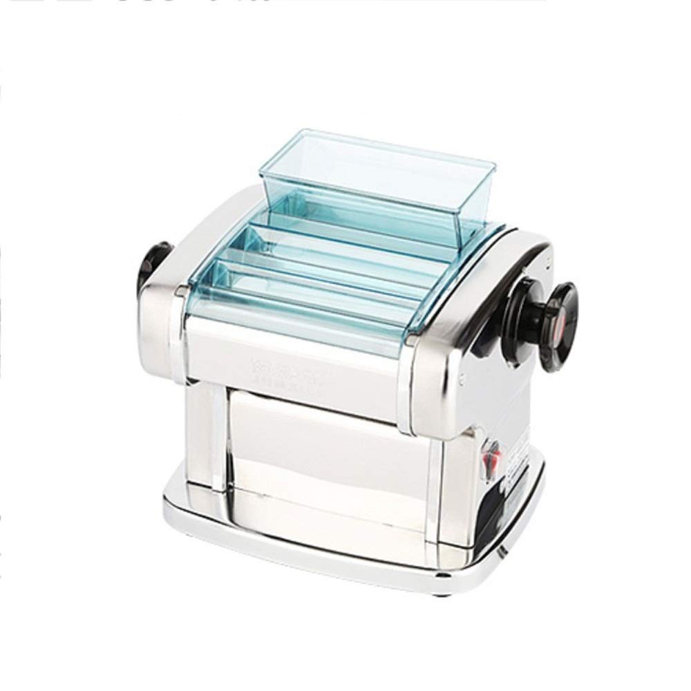 Sjdopulse Black Delicate Pasta Maker Electric Pasta Maker Machine Stainless Steel Pasta Maker Non-Stick Noodles Maker Machine W 2 Blades And 9 Thickness Settings Perfect For Spaghetti Lasagna Or Dumpling Skins