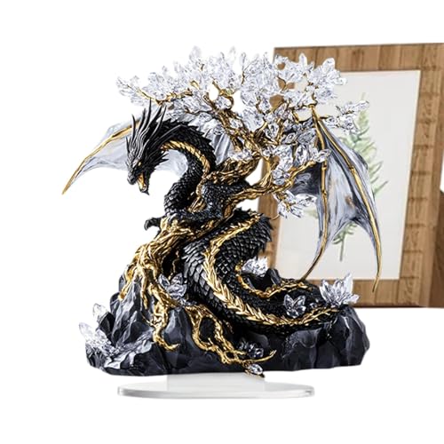 Broad Use: Release a unique yet charming atmosphere with this Dragon Table Decor. Perfetto per qualsiasi bookshelf o desktop, è ideale per decorare finestre e altre aree, per dare un tocco unico a casa che sparks conversazioni