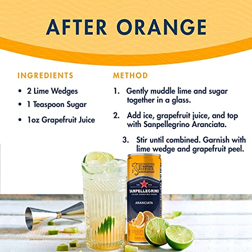 San Pellegrino Sparkling Fruit Beverages Variety Pack - 11.15 Fl Oz Cans - In Sanisco Box (24 Pack) #TOP6