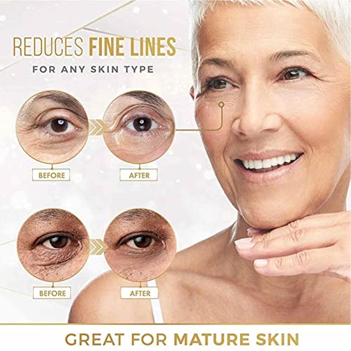 Colágeno sob tapa-olhos | Almofadas de colágeno 24K para olheiras e inchaço 20 pares - Reduzir Linha