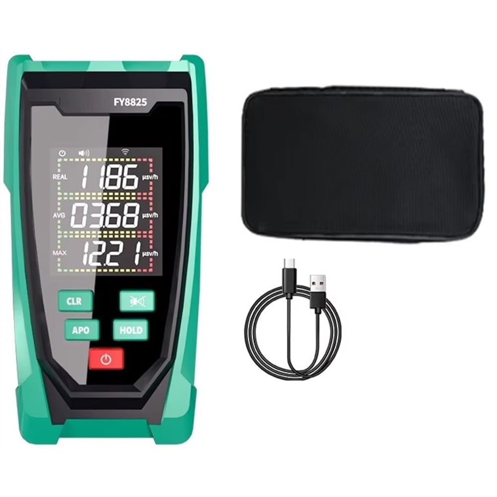 Littimoon Geiger Counter Multifunctional Radiation Detector Nuclear Monitor for/Β Rays Portable Radioactivity Tester