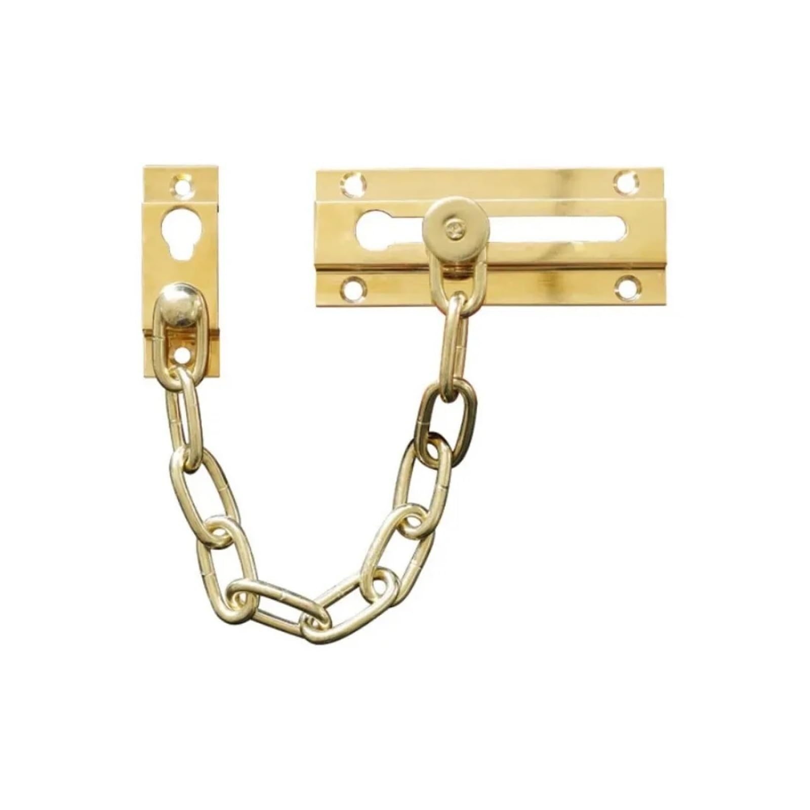 Solid Brass Anti-Theft Chaindoor Security Golden Lock Latch Door and Window Chain for Door