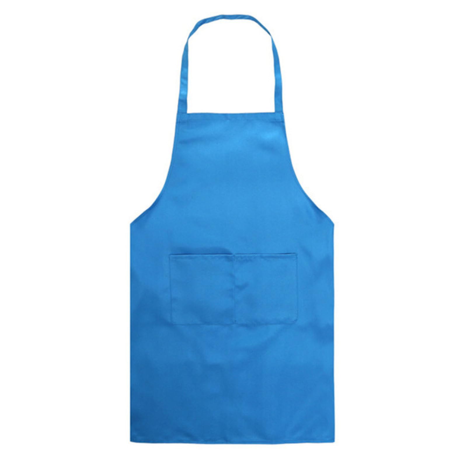 Delantal Personalizado Delantal Unisex Restaurante Camarero Delantal De Trabajo Cocinar Hornear Delantal Resistente A Las Manchas Con Logotipo Impreso En El Bolsillo Delantal De Trabajo De Color