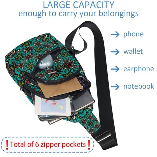 Sac psychédélique imperméable à sangle réglable protégeant vos affaires en randonnée - 5
