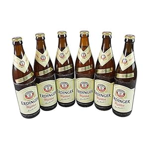 Erdinger Hefe Weißbier (6 Flaschen à 0,5 l / 5,3% vol.)