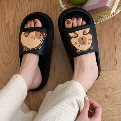 Capybara Slippers, Summer Cute Cartoon Animal Travel Sandals, Super Soft Slip On Thick Shoes4