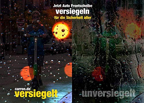 carron Anti-regen pareleffect regenafstotende 2-in-1 professionele set autoruit glasafdichting voor waterafstotend lotuseffect incl. dieptereiniger en verzegeling - Image 7