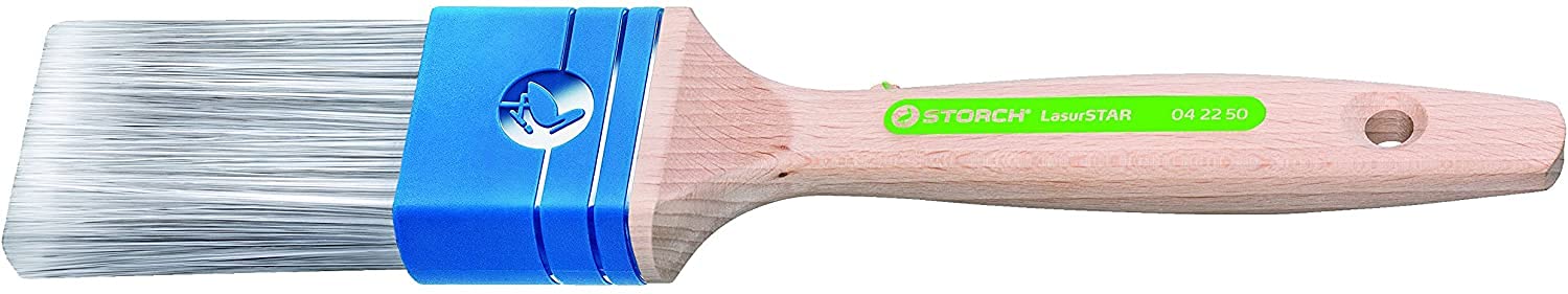 6 Stück STORCH Flach-Pinsel LasurSTAR 68mm