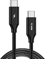Cabo Tipo-C para Tipo-C Turbo Carregamento Rápido, Cabo de Dados, Reforçado Compatível Com iPhone 15,16 iOS e Android, EXC11, Premium®