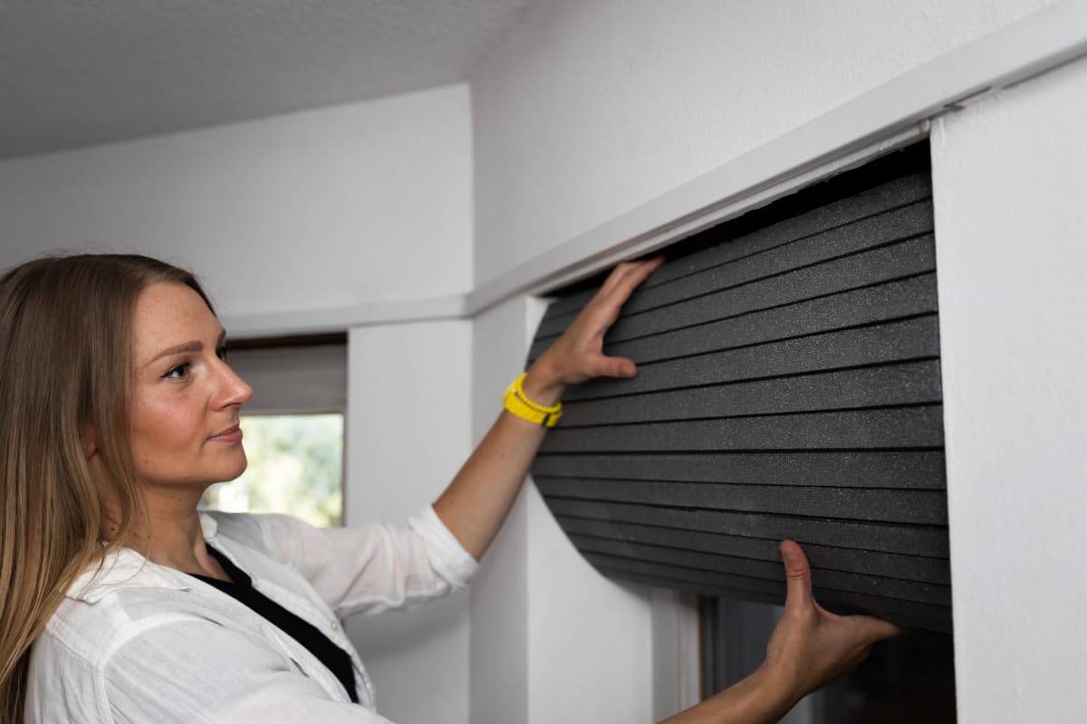 Aislamiento para persianas, 2 piezas con 25 mm de grosor, 100 x 50 cm, de Schellenberg, 66282