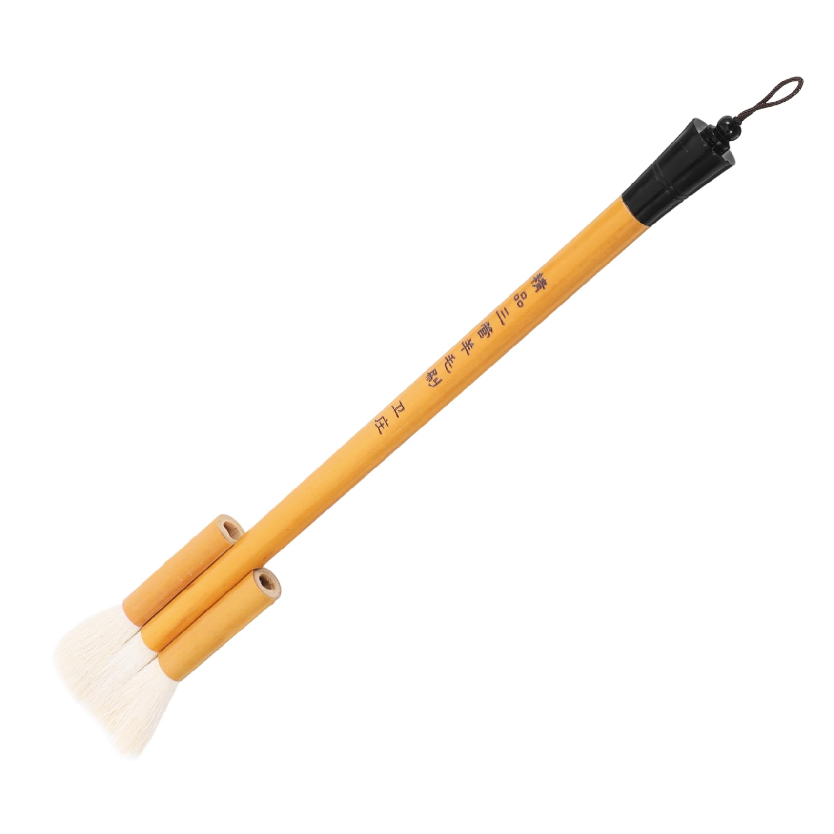 DOITOOL 5 Piezas cepillo de lana brocha cepillo de arte doméstico pequeño pintar de pintura conveniente pincel de dibujo portátil de arte escolar pincel multifunción bambú