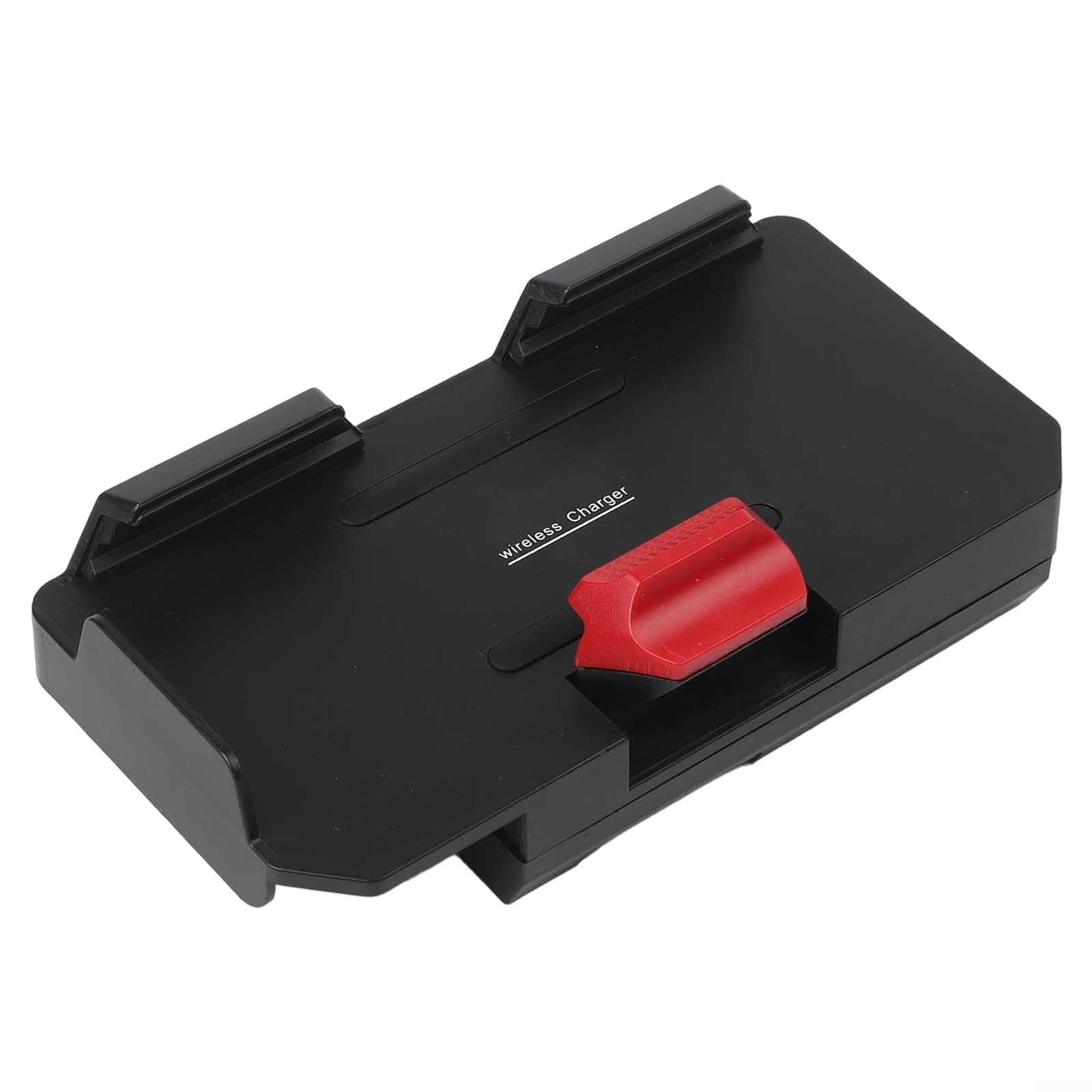 Supporto per telefono per caricabatterie wireless da moto per BMW R1200GS R1250GS R1300GS, staffa di ricarica rapida da 15 W, resistente alle intemperie IPX6 (logo bianco)