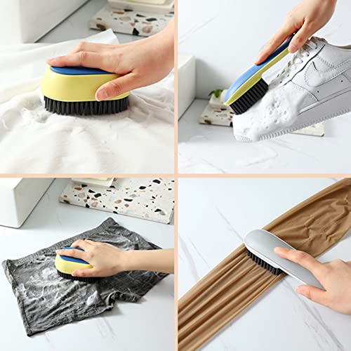 Shoe Cleaning Brush, 2 Pack Laundry Brush Shoe Brush, Soft Scrub Brush, Sneaker Cleaning Brush Ergonomics Handle Soft Bristles Cleaning Brush Not Hurt Shoes #TOP3