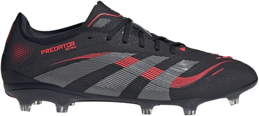 adidas Mens Predator Pro Firm Ground Soccer Cleats - Black, Grey