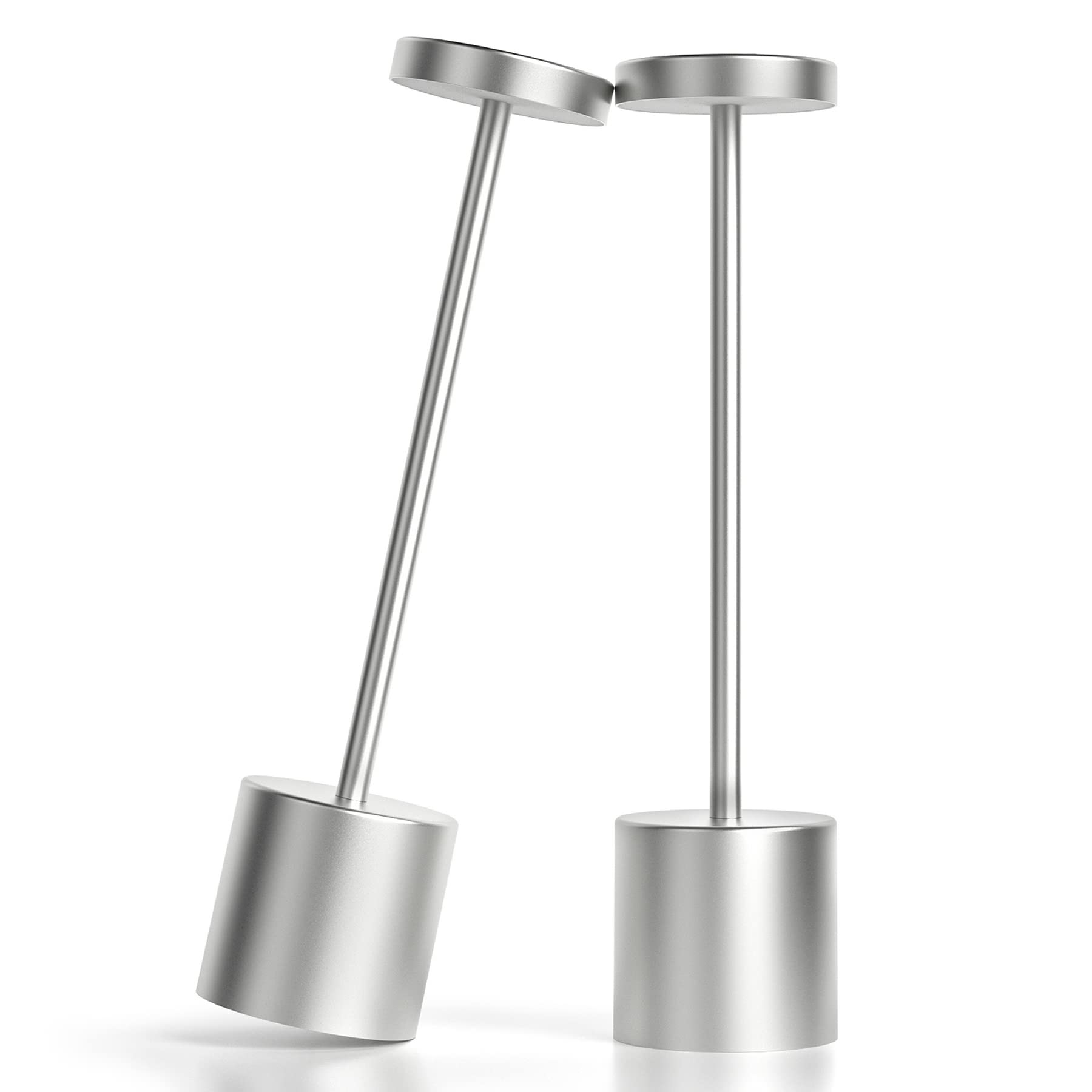 SUNLIGTGO Cordless Table Lamp 13.4 Inch, LED Touch Lamp 5000mAh Battery Rechargeable Desk Lamp with Stepless Dimming, Charging Completed Tip Light and 3 Colors, Night Light for in/Outdoor