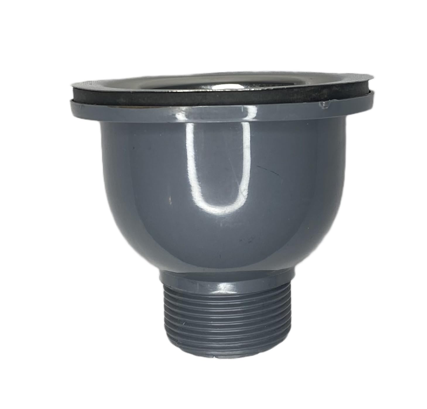 OVISES PVC Waste Coupling for Quartz sink Stopper Full Thread for Secure and Leak-Proof Sink Drain - Universal Fit, Durable and Corrosion-Resistant Quartz Sink Drainage Solution 4" inch