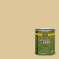 Vista 107 de Rodda Paint CASCADIA ZERO Interior Semi-Gloss Paint & Primer in One, Quart, Gold Tweed