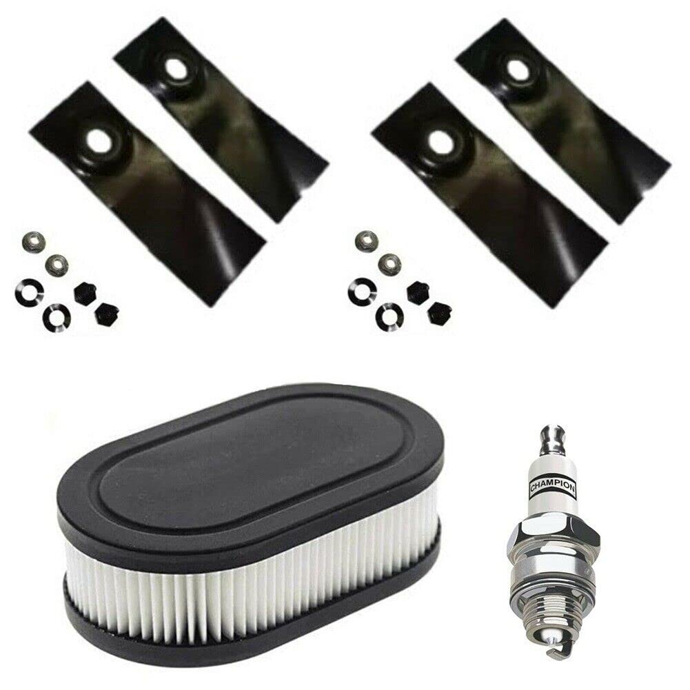 Filtro de aire, filtro, cuchillas, cortacésped de enchufe apto para Victa, apto para Rover, apto para Masport