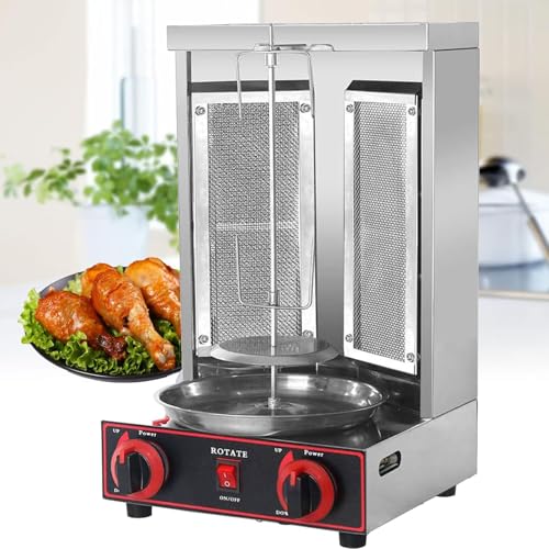 Máquina vertical de kebab de gas