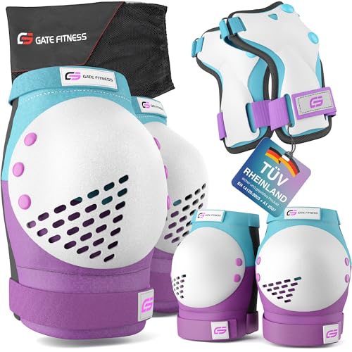 GATE FITNESS® Protektoren Set für Kinde & Erwachsene - Schutzausrüstung...