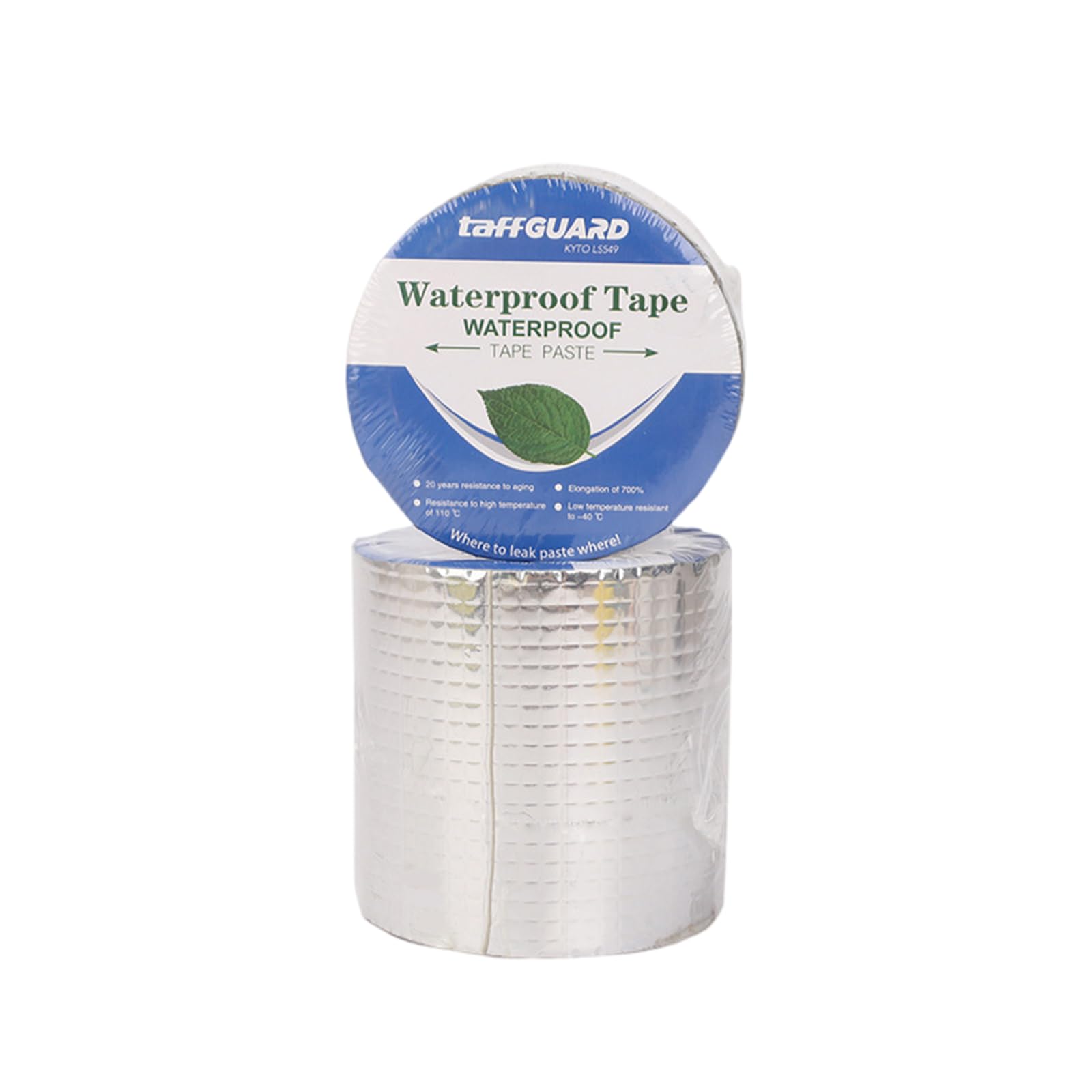 Cinta De Sellado De Butilo De Aluminio,SúPer Cinta Butilo Impermeable,Fuerte Adherencia,Antienvejecimiento,para ReparacióN De TuberíAs De Agua,Techo,Sombrilla,Piso,Cocina,Canalones