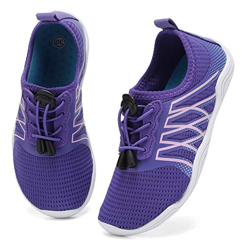 Cior Kids Water Shoes Boys & Girls Lightweight Sport Shoes Aqua Athletic (Toddler/Little Kid/Big Kid) Dksx-04.Purple-34 #TOP6