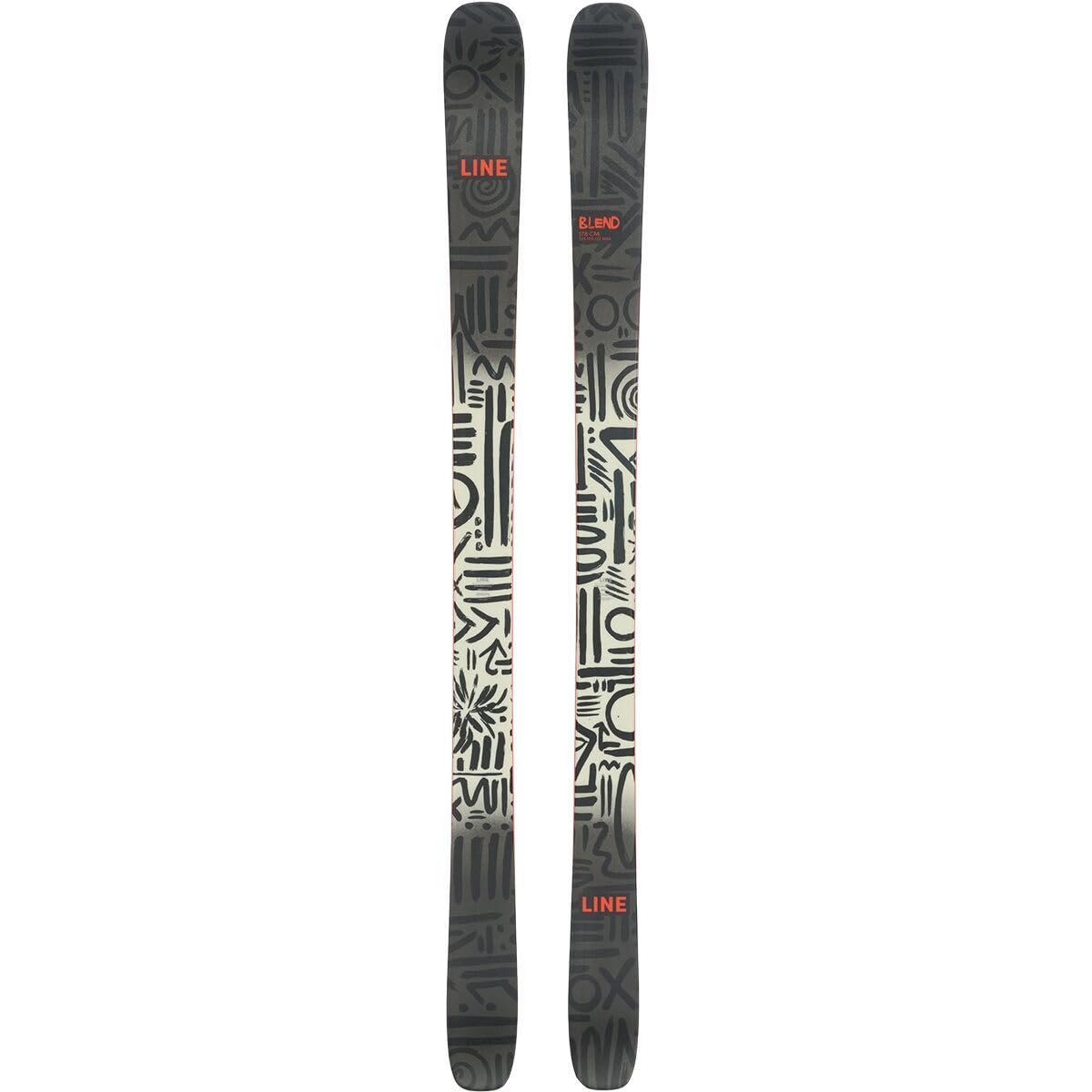 LINE Sci da neve da uomo Blend Carbon Durable Stable Lightweight Freestyle 2024