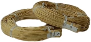 Desconocido Rejilla en Rama Natural de Mimbre para reparación de sillas, mecedoras o sillones de Forma Manual. Pack 150 g