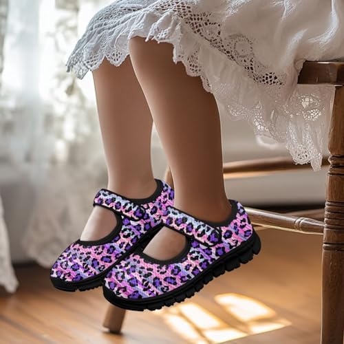 Girls Mary Jane Dress Shoes Casual Slip on Ballet Flat Princess Shoe School Uniform Shoes with Hook and Loop3
