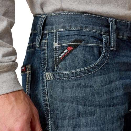 ARIAT Men's Fr M5 Duralight Stretch Coltrane Straight Leg Jean4