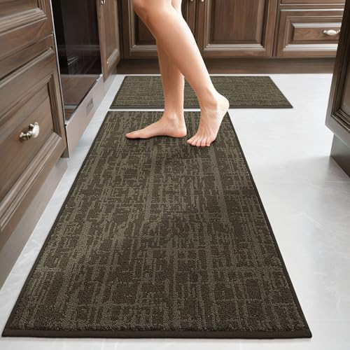 COSY HOMEER 2-Piece Kitchen Rugs: Absorbent 20x32+20x48