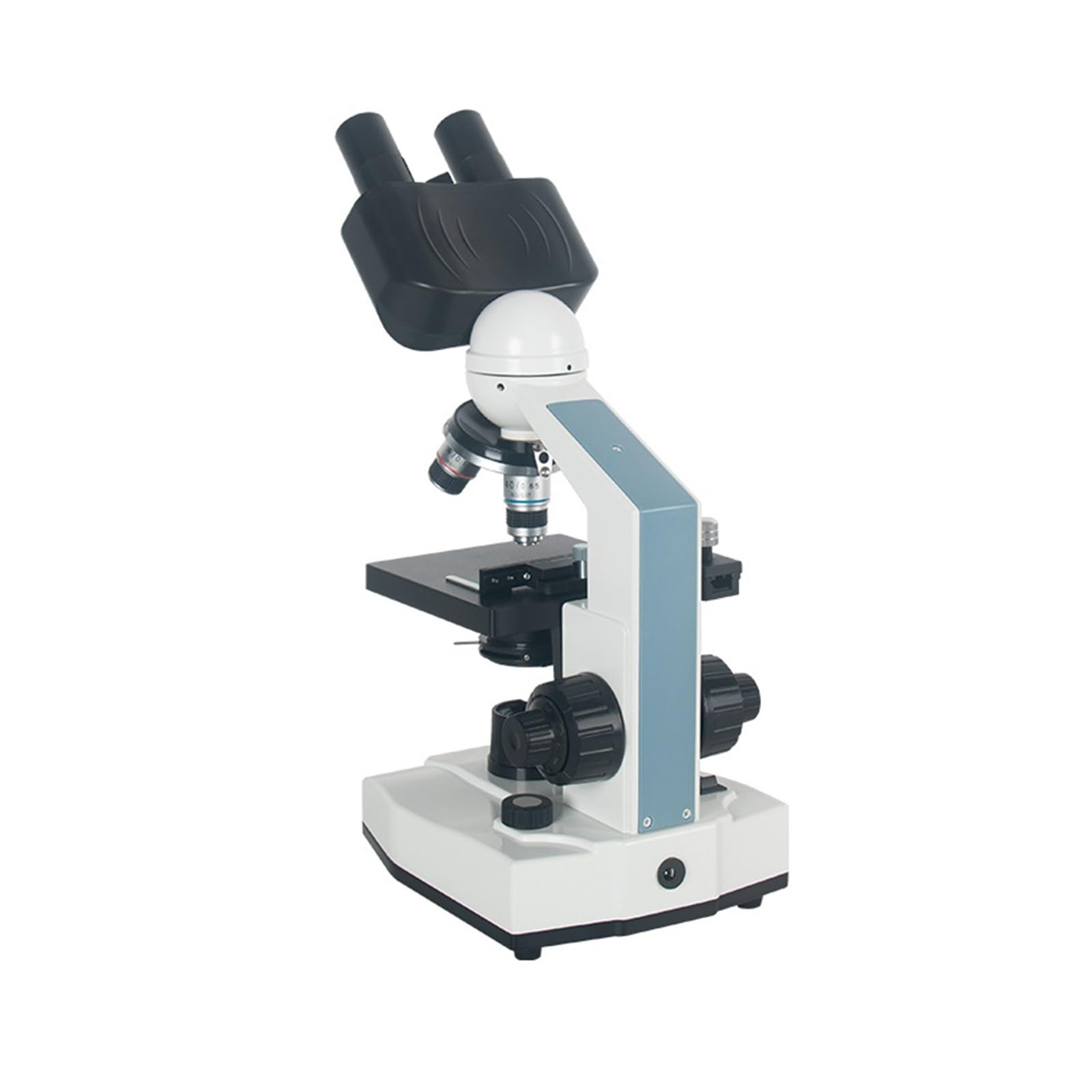Mikroskop dziecięcy Mikroskop dwuokularowy profesjonalny mikroskop mechaniczny z dwuwarstwową platformą mechaniczną do laboratorium cyfrowego