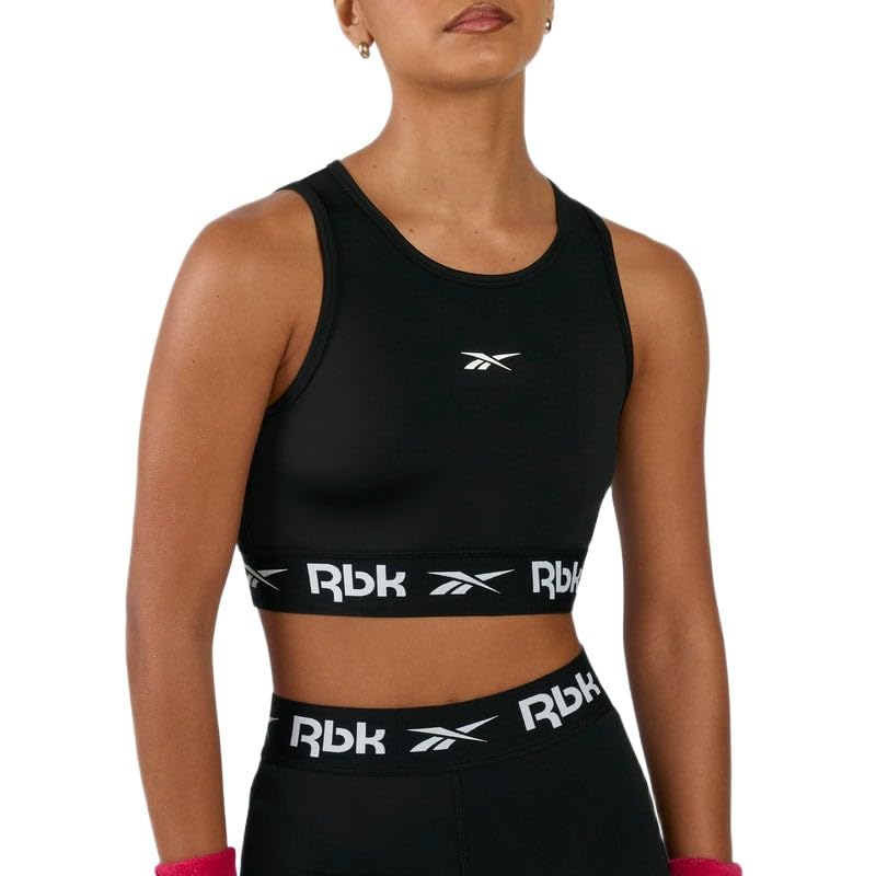 Reebok Women's Id Train Cutout Bralette Sports Bra