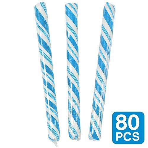 Blueberry Light Blue Candy Sticks (2-Pack of 80)