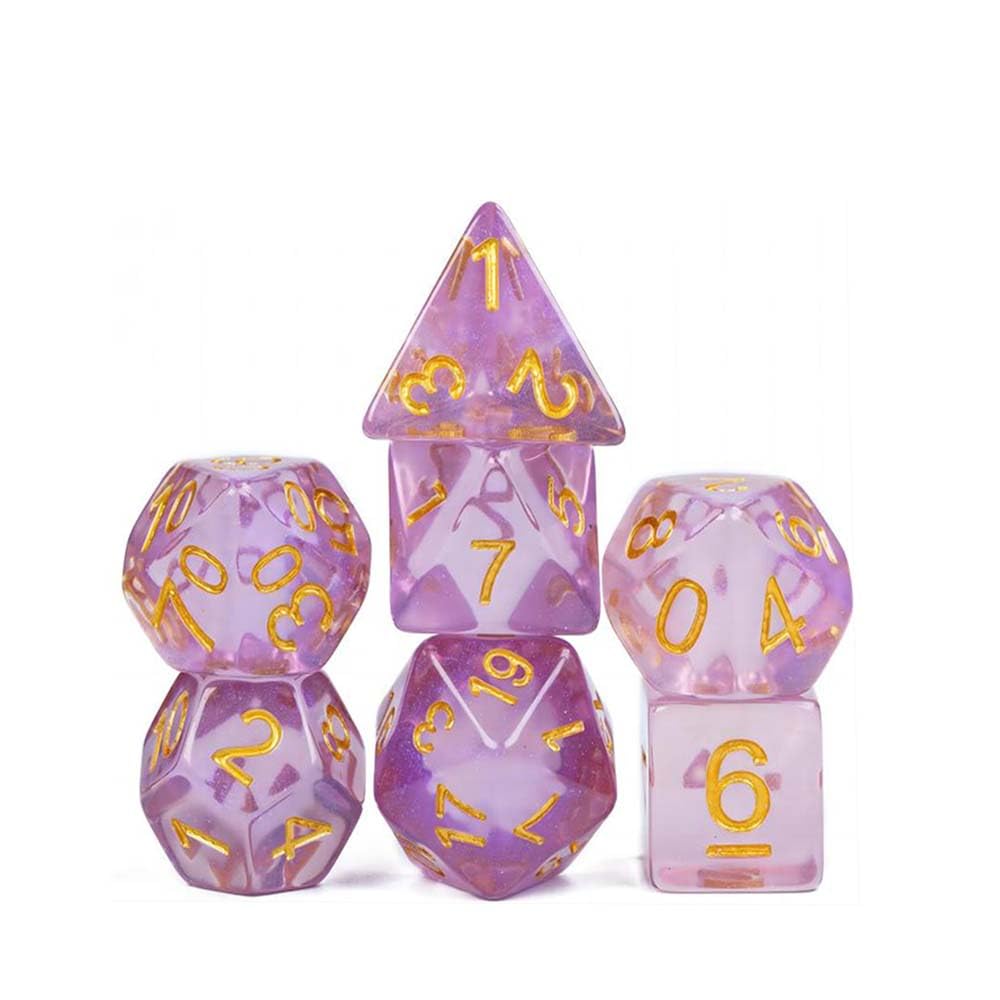 Juego de dados DND, 7 Uds., dados acrílicos de múltipl caras para juegos de ma, fita/club/juego de rol familiar, dados de entretenimiento - AliExprs 18
