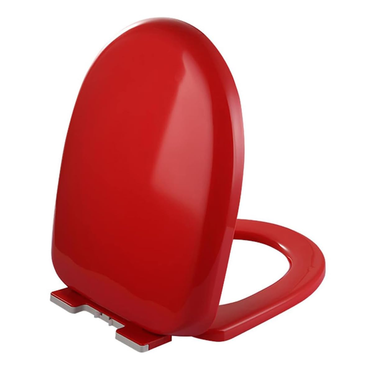 Soft Close-Shaped, Adjustable, Lightweight, Durable, Portable, User-Friendly, Compact, red, Toilet, seat, Quick, Release