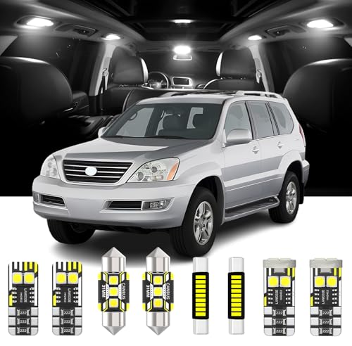 Kit de 18 luces LED interiores para Lexus GX470 y Toyota Land Cruiser Prado miniatura 1