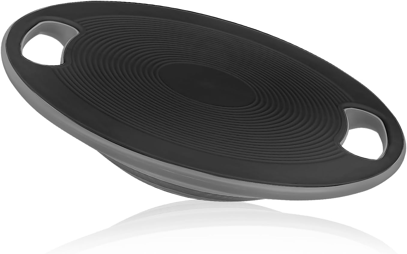 Sevia Wobble Board Stability Board Balance Fitness Disc for Ankle Strengthening Indoor Outdoor Gym Home Exercise Board Legs Core Workout Non-Slip Safety Surface Kids, Teens & Adults Fitness Exerciser-image-38