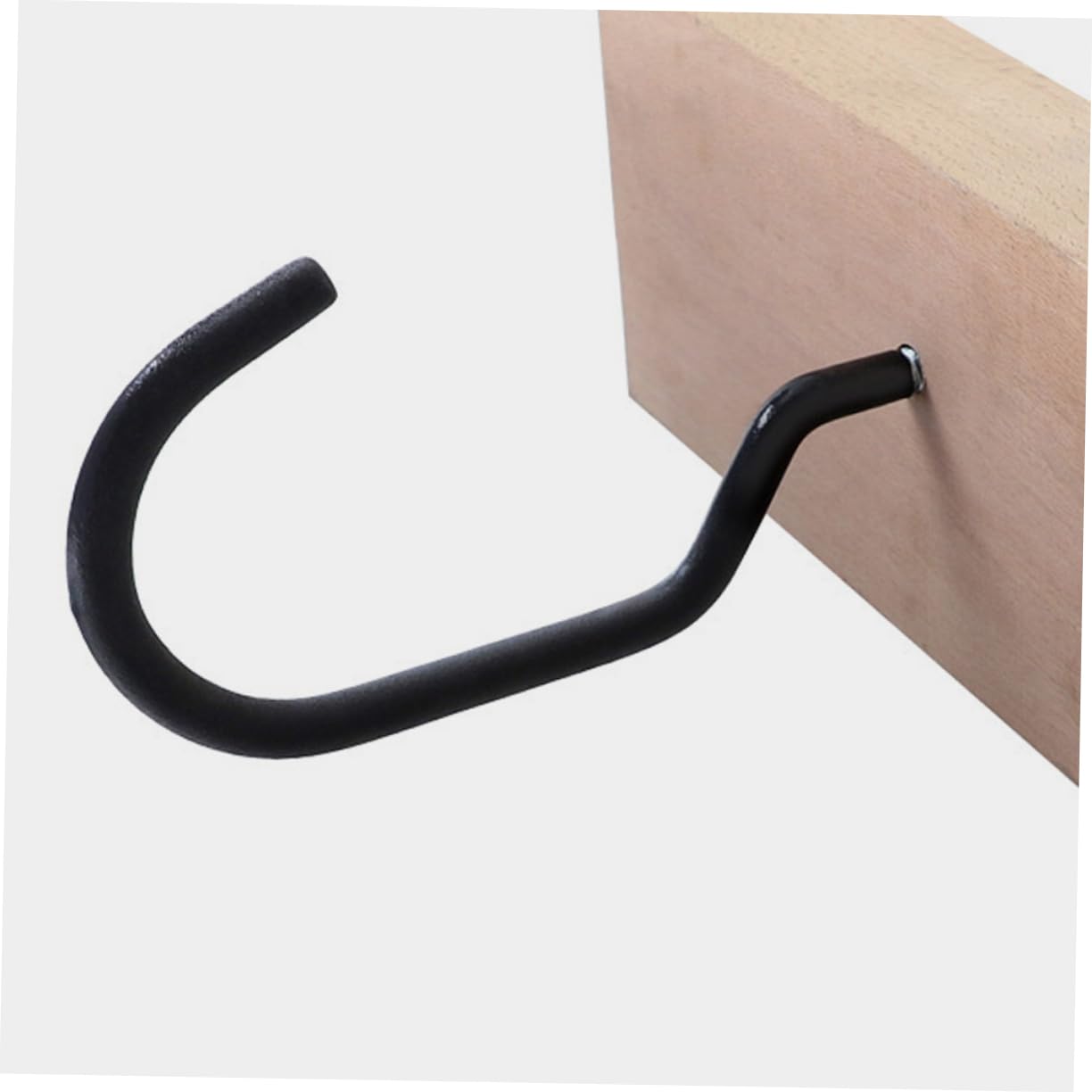 DOITOOL 5 Set Copertura Del Gancio Della Bicicletta Scopa Appendiabiti Blocca L'alta Sicurezza Gancio Per Capannone Cremagliera Ciclo Serrature Stand Acciaio Galvanizzato Black 6 Pezzi * 5