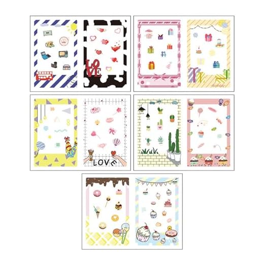 Wakects Pegatina de Marco Fotográfico de 10 Piezas, Pegatina Decorativa de álbum de Recortes de Bricolaje para Diario álbum de Fotos de Cuaderno con Bordes Dorados Estampado en Caliente (Estilo 2)
