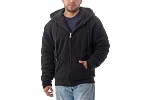 Jvini Men's Ultra Soft Sherpa Lined Hoodie: A Winter Essential oozing Comfort