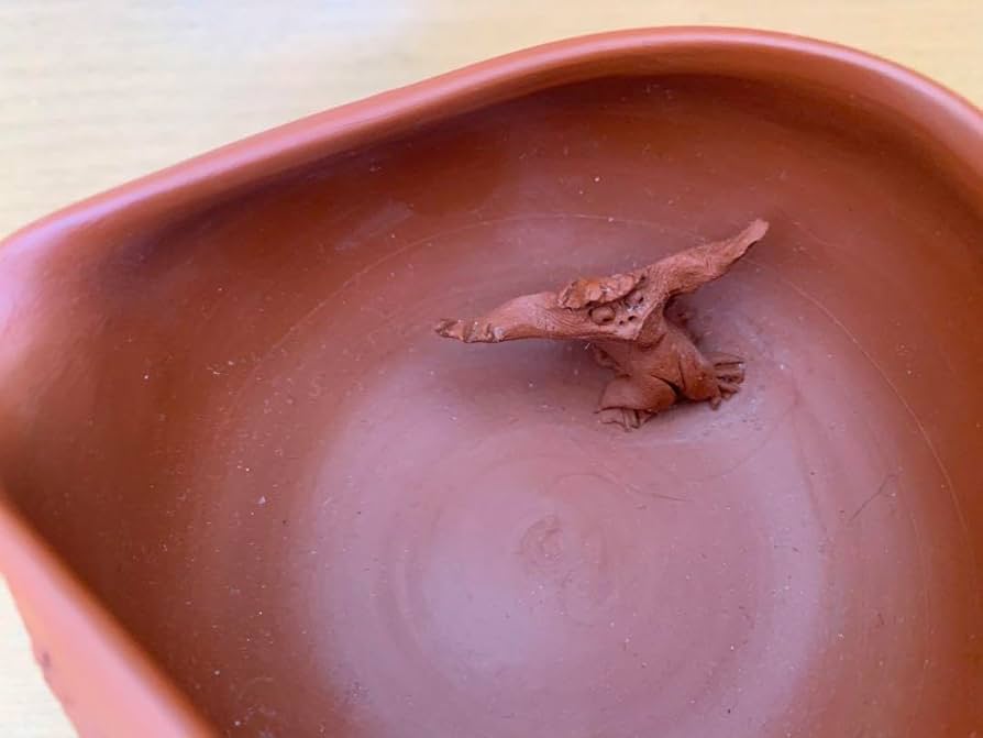 常滑焼 名工 不識庵素三（井上素三）朱泥 箆縦引き 急須