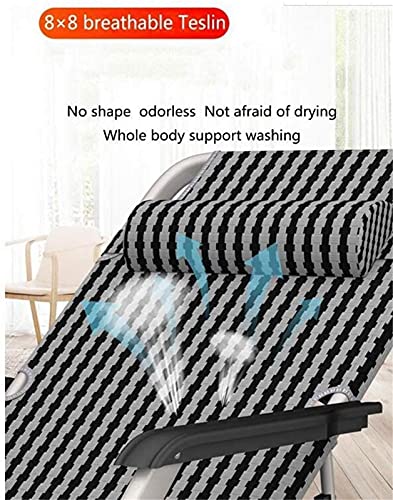 Chaise de camping inclinable avec dossier réglable pour sieste